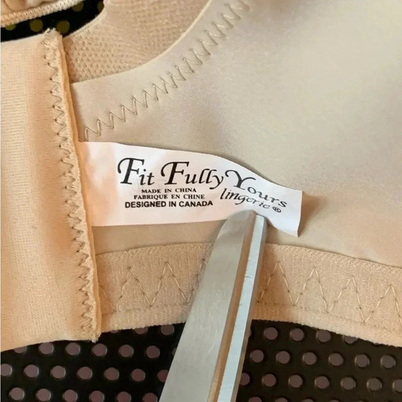 Fitfully Yours 44G Zora Moulded Bra B1212 Fawn New NWT PADDED Underwire Beige - Picture 11 of 12